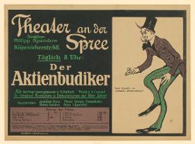 Theater an der Spree. Der Aktienbudiker. Hans Lüpschütz als "Schneider Schwenneberger"