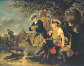 Friedrich der Große und der Feldscher