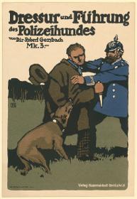 Dressur und Führung des Polizeihundes von Dir. Robert Gersbach