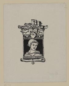 Ex libris F. Schlesier