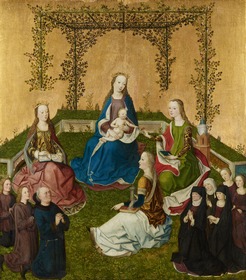 Madonna mit Heiligen in der Rosenlaube