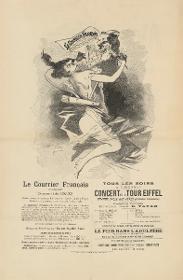 Le Courrier Francais / [Rückseitige Reproduktion: Alcazar d'Eté. Kanjarowa]