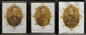 Generallieutenant Freiherr von Moltke. Friedrich Wilhelm. Kronprinz von Preussen. Prinz Friedrich Karl von Preußen