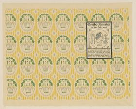 Einband zu Goethe-Kalender auf das Jahr 1906