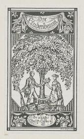 Einband für Der Lindenbaum. Deutsche Volkslieder