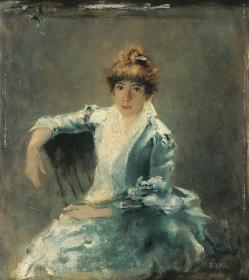 Sabine Lepsius, geb. Graef, als Braut