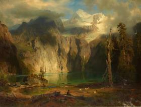 Öschinensee bei Kandersteg im Kanton Bern
