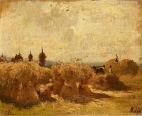 Kornfeld zur Erntezeit