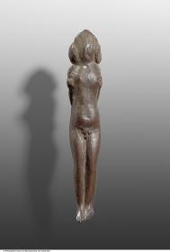 Statuette eines Nubiers mit auf dem Rücken gefesselten Händen