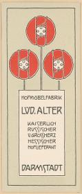 Hofmöbelfabrik Lud. Alter. Darmstadt