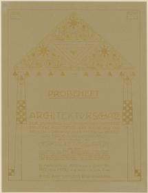 Probeheft Architekturschatz