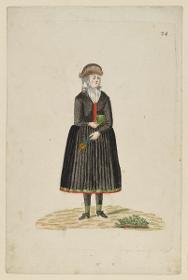 Bäuerin aus dem Knoblauchlande bei Nürnberg