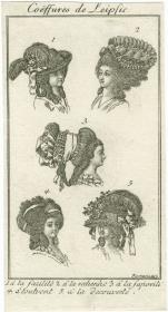 Göttinger Taschenkalender: Leipziger Frisuren und Hutmoden