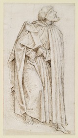 Aufblickender Apostel (Johannes der Evangelist unter dem Kreuz?)