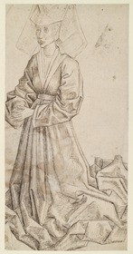Porträt einer knienden Stifterin (Isabella von Portugal?)