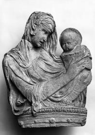 Madonna hinter der Rampe / The Virgin and Child behind a Balustrade