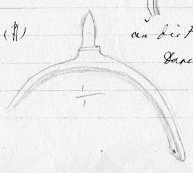 Fragment eines Sporen