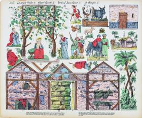 La sainte creche. Geburt Christi. Birth of Jesus Christ Il Prespepio. II.
