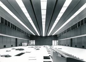 München, Hauptverwaltung der BMW AG, Flachbau, Innenraum