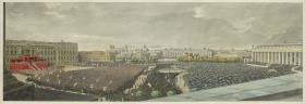 Huldigung vor König Friedrich Wilhelm IV im Lustgarten zu Berlin