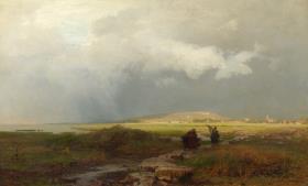 Gewitterlandschaft. Rügen