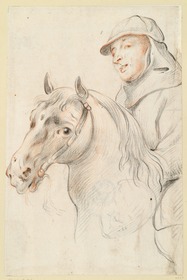 Teilstudie eines Reiters