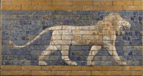 Schreitender Löwe von der Prozessionsstraße (Detail)