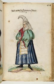 Heldt’sches Trachtenbuch: Also gehen die Frauen in Biscaia an Feiertagen