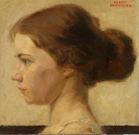 Bildnis der Frau des Künstlers (Charlotte Maennchen, geb. Glaeske)