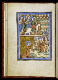 Christi Einzug in Jerusalem / Fußwaschung Christi