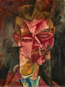 Bildnis Felix Stiemer
Verso: Bäume I (Studie, 1916)