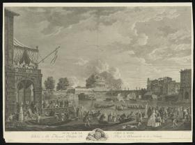 Fête sur le Tibre à Rome