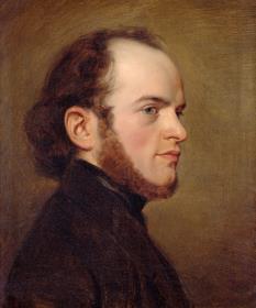 Porträt des jungen Adolph Menzel