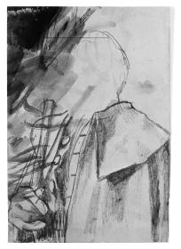 Heinrich von Kleist, Der zerbrochene Krug: Mantelstück und Hand, ein Handschuh mit Stab