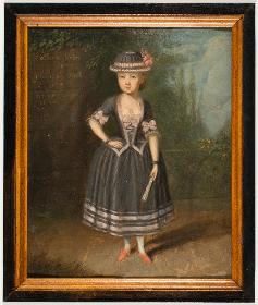 Porträt der kleinwüchsigen Catharina Helena Stöberin