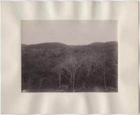 "Landschaft. Blick vom Tempel aus nach Westen."