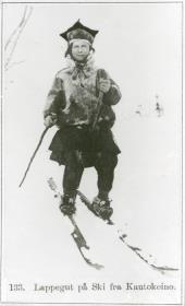 Skifahrer aus Kautokeino