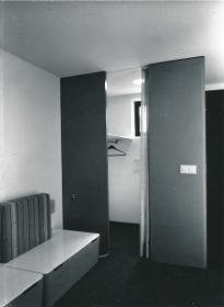 München, Olympisches Dorf, Studentenbungalows, Innenraum