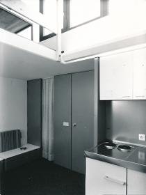 München, Olympisches Dorf, Studentenbungalows, Innenraum