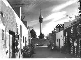 München, Olympisches Dorf, Studentenbungalows
