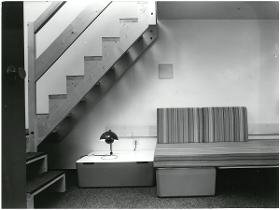 München, Olympisches Dorf, Studentenbungalows, Innenraum