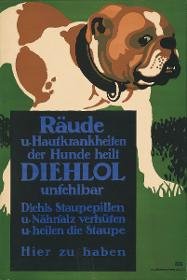 Räude und Hautkrankheiten der Hunde heilt Diehlohl unfehlbar
