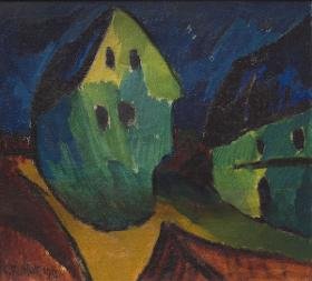 Häuser bei Nacht
