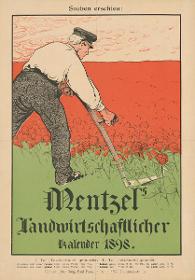 Soeben erschien: Mentzel's Landwirtschaftlicher Kalender 1898