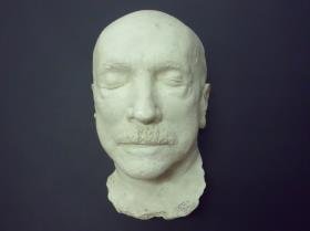 Gipsabguss einer Maske von Richard Strauss