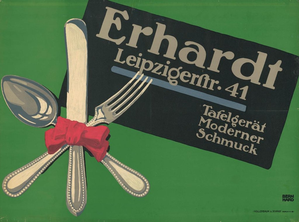 Erhardt. Tafelgerät Moderner Schmuck